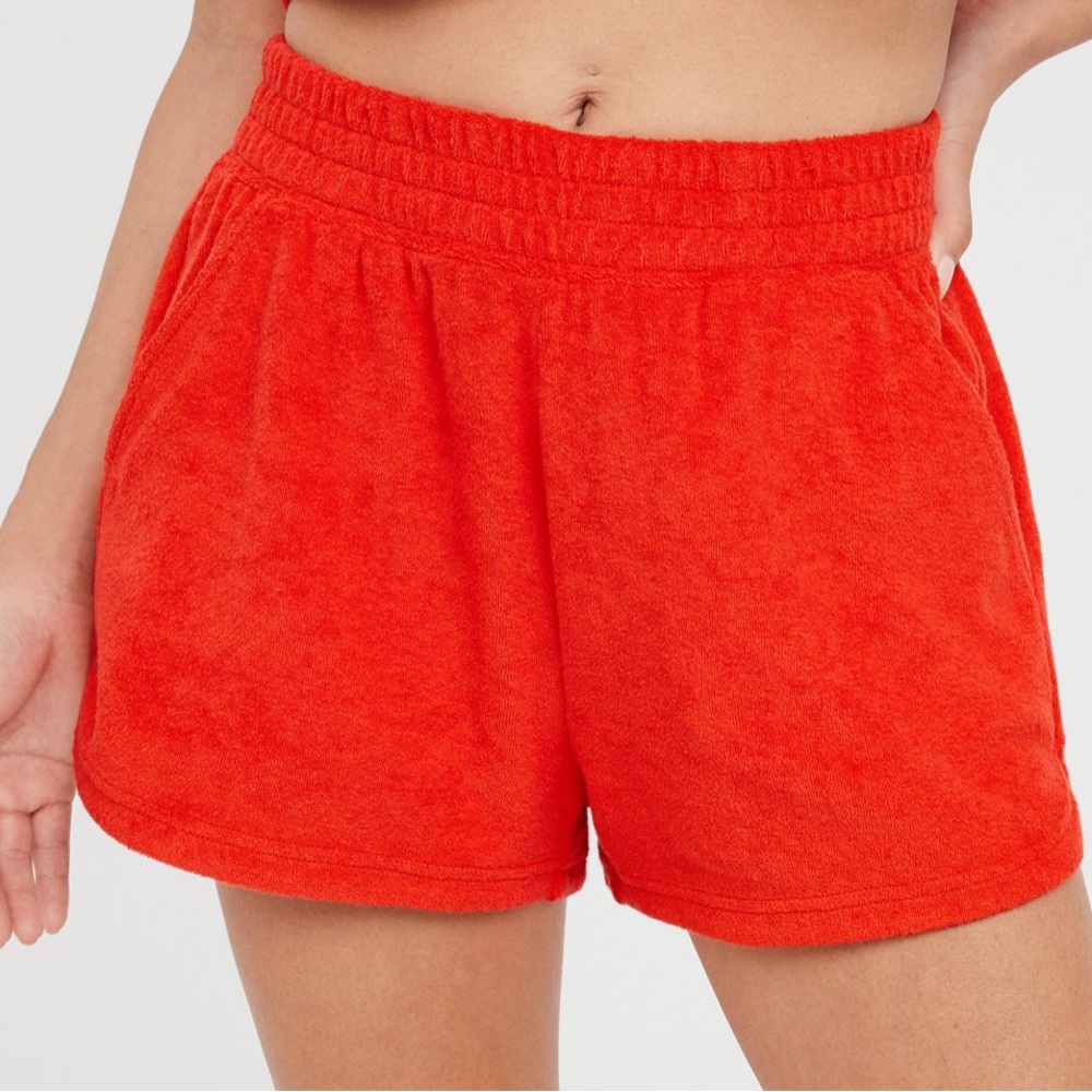 XL OFFLINE by Aerie Summer Lights Terry Shorts, New W/Tags